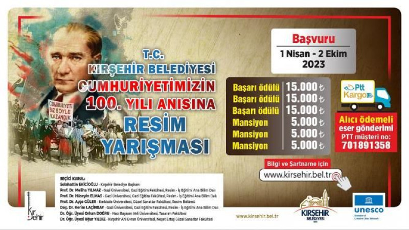 Kırşehir'den 60 Bin TL Ödüllü Resim Yarışması