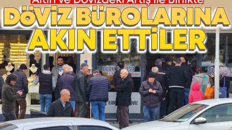 Kırşehir'de Döviz Bürolarına Akın Ettiler