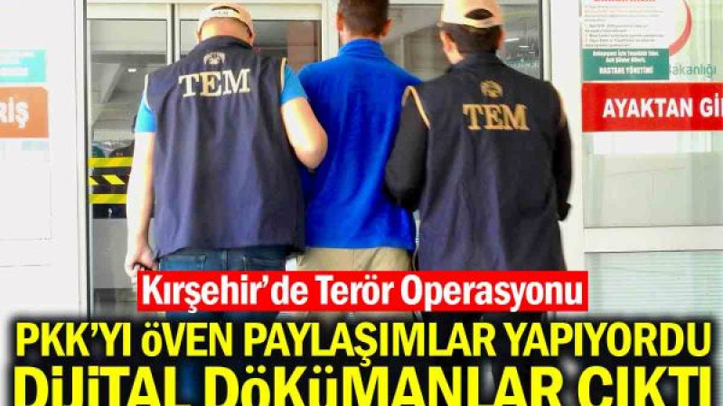 Kırşehir'de Terör Operasyonu : Şüpheli Gözaltına Alındı