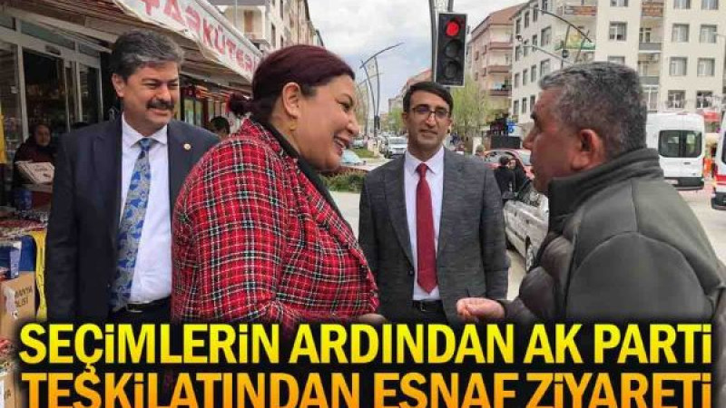 M Kırşehir AK Parti Teşkilatından Esnaf Ziyareti