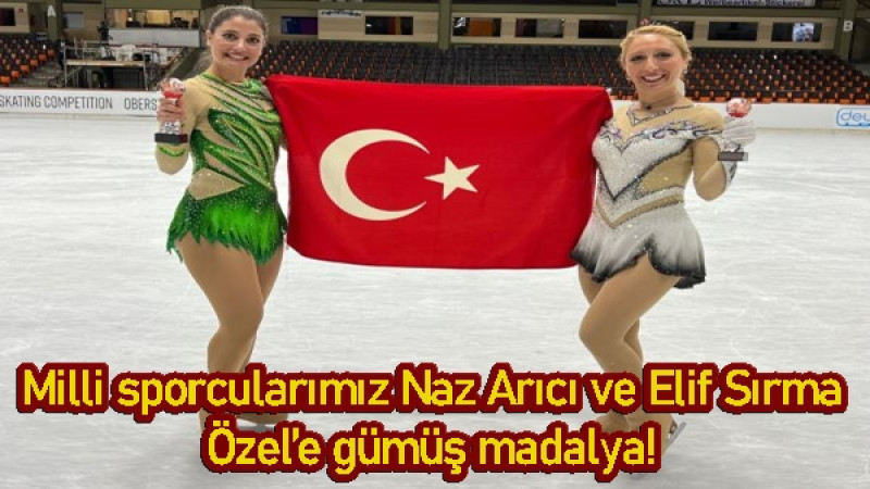 Milli sporcularımız Naz Arıcı ve Elif Sırma Özel’e gümüş madalya!