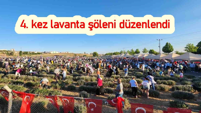 4. kez lavanta şöleni düzenlendi