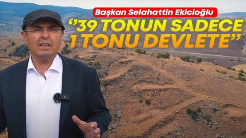 39 Tonun Sadece 1 Tonu Devlete