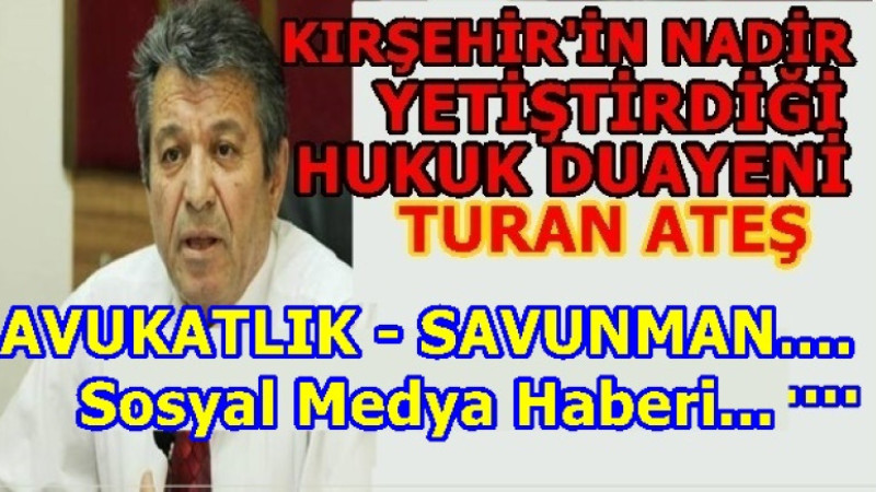 AVUKATLIK - SAVUNMAN.... Sosyal Medya Haberi...