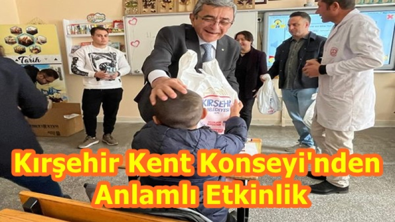 Kırşehir Kent Konseyi'nden Anlamlı Etkinlik