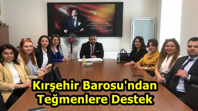 Kırşehir Barosu'ndan Teğmenlere Destek Açıklaması.