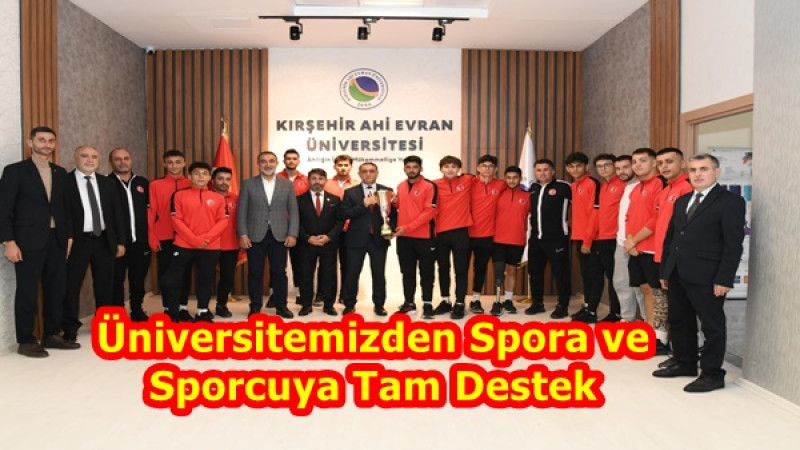 Üniversitemizden Spora ve Sporcuya Tam Destek