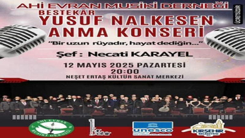 Yusuf Nalkesen Anma Konserine Davet.