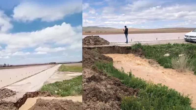 Boztepe'de hasar tespit çalışmaları yapılıyor