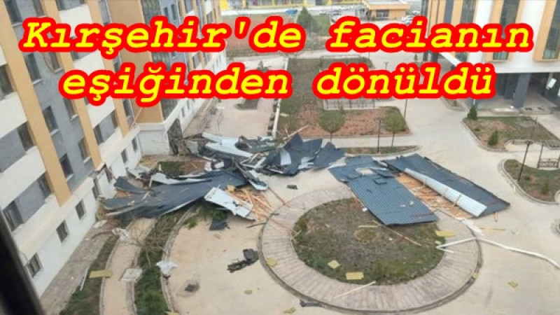 Kırşehir'de facianın eşiğinden dönüldü