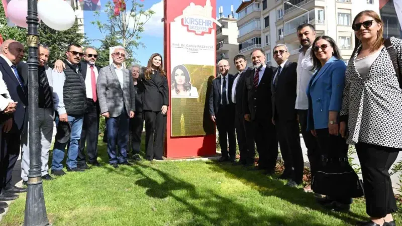 Ganire Paşayeva Anıt Parkı, düzenlenen törenle açıldı. 