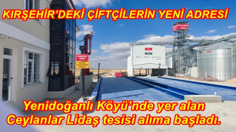 Yenidoğanlı Köyü’nde yer alan Ceylanlar Lidaş tesisi alıma başladı.