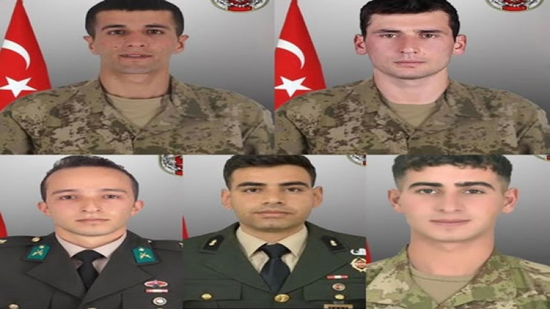 Pençe-Kilit Harekatı bölgesindeki şehitlerimiz: