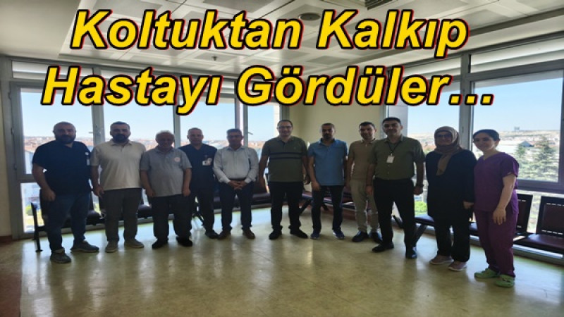 Koltuktan Kalkıp Hastayı Gördüler…