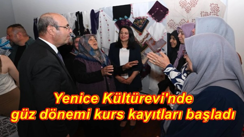 Yenice Kültürevi'nde güz dönemi kurs kayıtları başladı