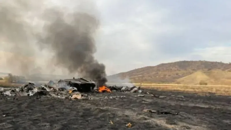 Askeri kargo uçağı düştü