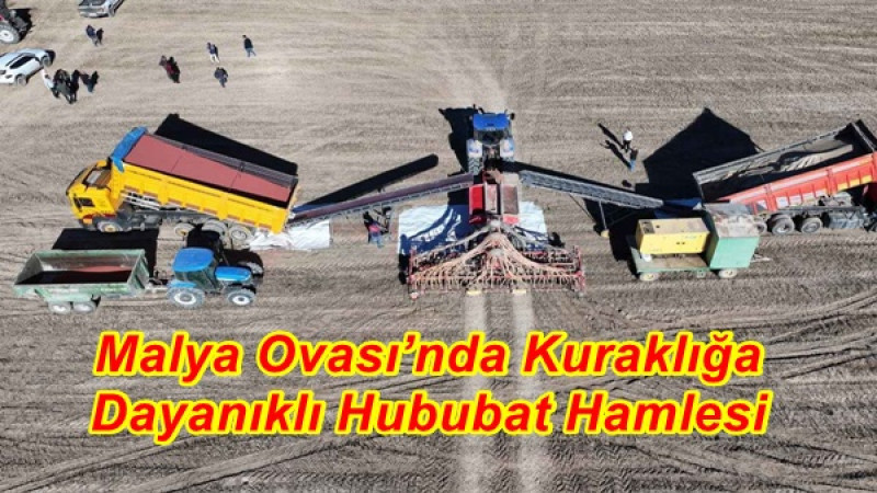 Malya Ovası’nda Kuraklığa Dayanıklı Hububat Hamlesi