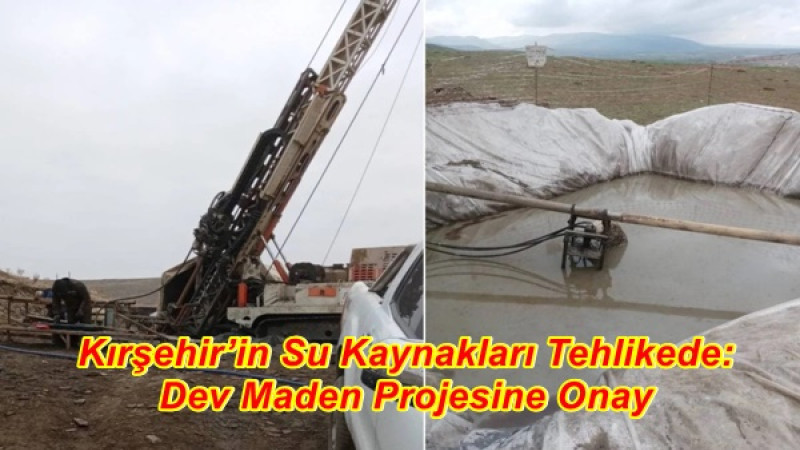 Kırşehir’in Su Kaynakları Tehlikede: Dev Maden Projesine Onay