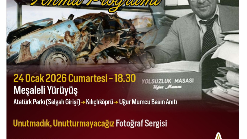 Uğur Mumcu Kırşehir’de Anılacak