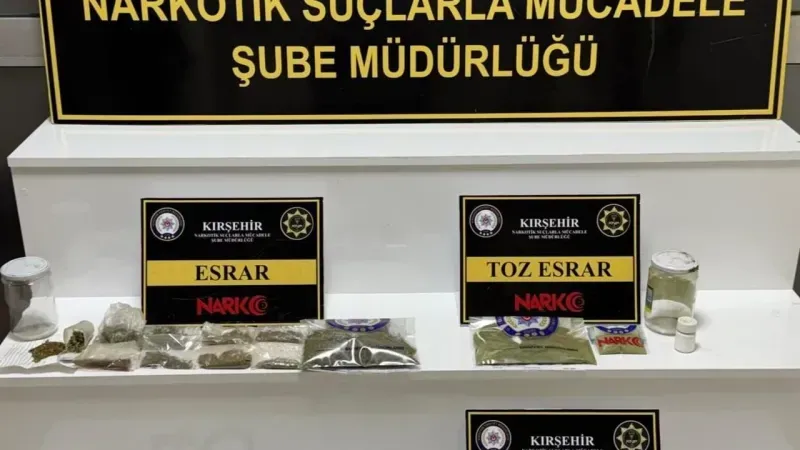 Kırşehir’de Uyuşturucu ve Silah Operasyonu: 1 Tutuklama