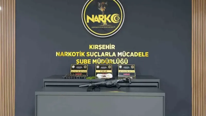 Kırşehir İl Emniyet Müdürlüğü ekipleri,zehir tacirlerine operasyon