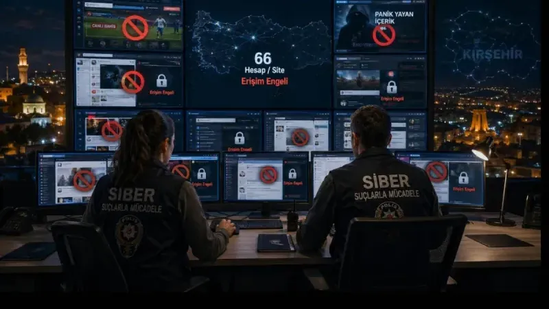 66 internet sitesi ve sosyal medya hesabına erişim engeli getirildi