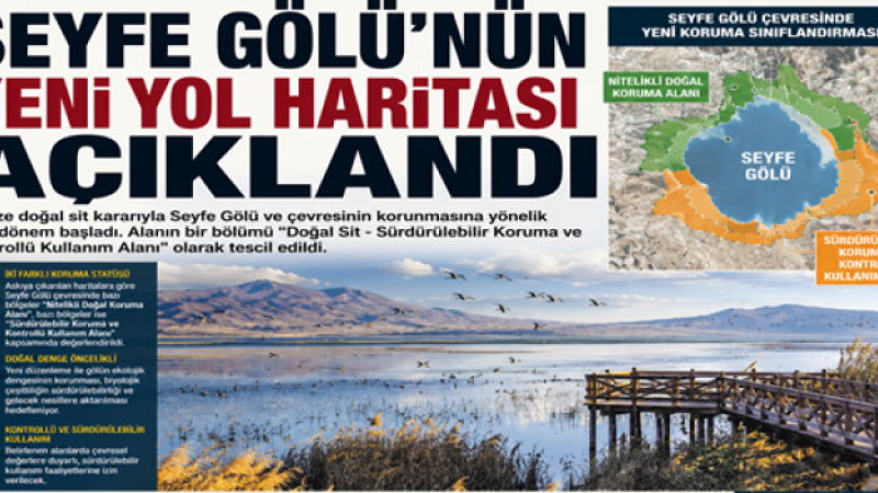 Seyfe Gölü’nün Yeni Yol Haritası Açıklandı