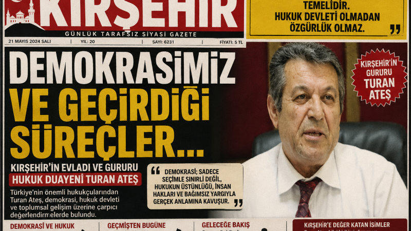 DEMOKRASİMİZ ve GEÇİRDİĞİ SÜREÇLER...