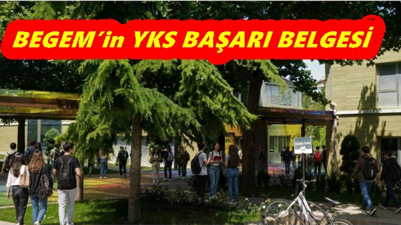 BEGEM’in YKS BAŞARI BELGESİ 