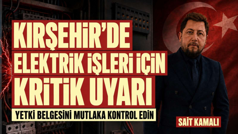 Elektrikçiler Odası’ndan vatandaşlara kayıt dışı uyarısı