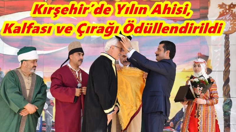  Kırşehir’de Yılın Ahisi, Kalfası ve Çırağı Ödüllendirildi