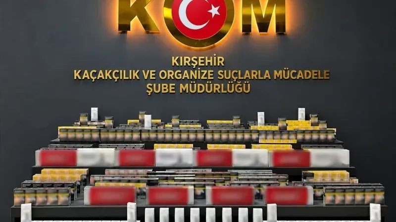 Kırşehir’de  araçlarda yapılan aramalarda gümrük kaçağı ürünler bulundu.