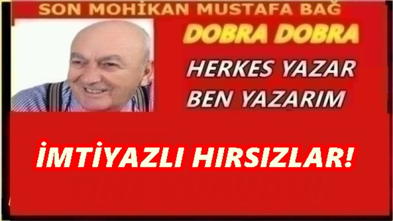 İMTİYAZLI HIRSIZLAR!